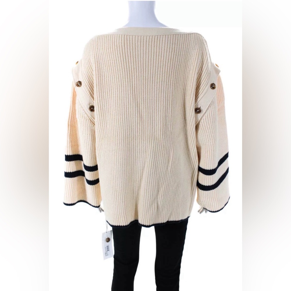 NWT ADEAM chunky oyster sweater women’s Large - Picture 6 of 6